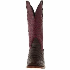 Alternative view of Tanner Mark Boots Women`s Brown Caiman Belly Print 13in. Boot