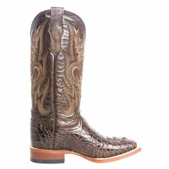 Women's Tanner Mark Imitation Hornback Croc Classic Brown With Marble Brown Top Cowgirl Boots 5 Women's Tanner Mark Imitation Hornback Croc Classic Brown With Marble Brown Top Cowgirl Boots -Justin Boots Store TML201751 1