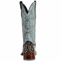 Tanner Mark Boots Women`s Tan Tooled Rustic Brown 13in. Boot -Justin Boots Store TML207098 04