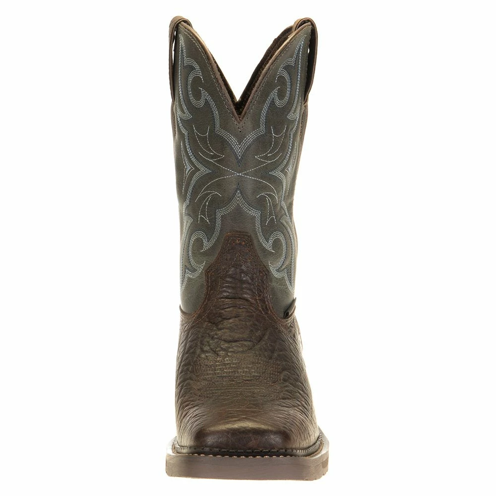 Justin Boots Men's Stampede H20 Amarillo 11in. Slate Embossed Top Soft Toe Work Boot 4 Justin Boots Men's Stampede H20 Amarillo 11in. Slate Embossed Top Soft Toe Work Boot - Image 2