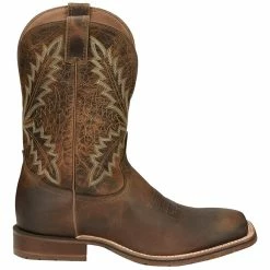Tony Lama Men's Bowie Oak Brown 11in. TLX Performance Cowboy Boots -Justin Boots Store XT5104 5