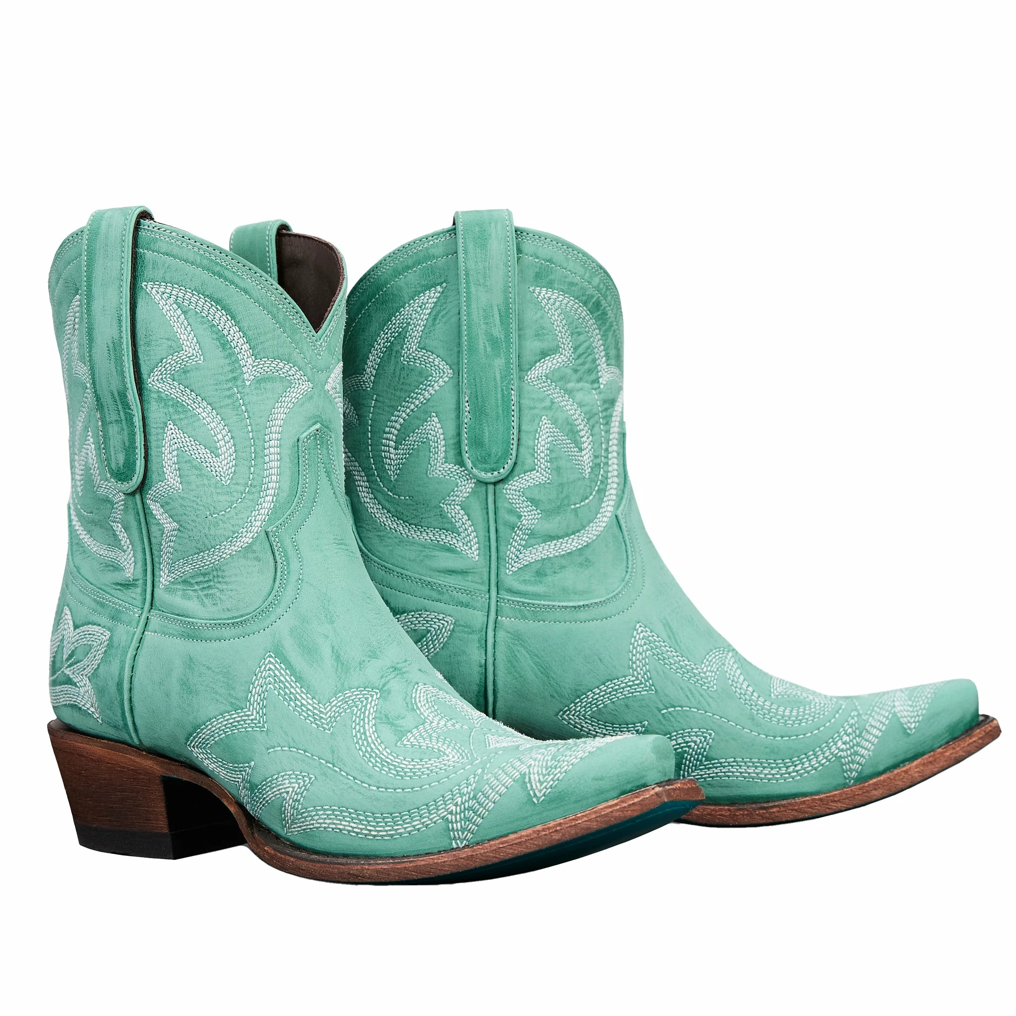 Lane Boots Women's Saratoga Taos Turquoise Snip Toe Bootie 4 Lane Boots Women's Saratoga Taos Turquoise Snip Toe Bootie - Image 2