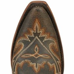 Lane Boots Women's Lexington OTK Brown Crackle Snip Toe Boot 11 Lane Boots Women's Lexington OTK Brown Crackle Snip Toe Boot -Justin Boots Store lb0499a 05