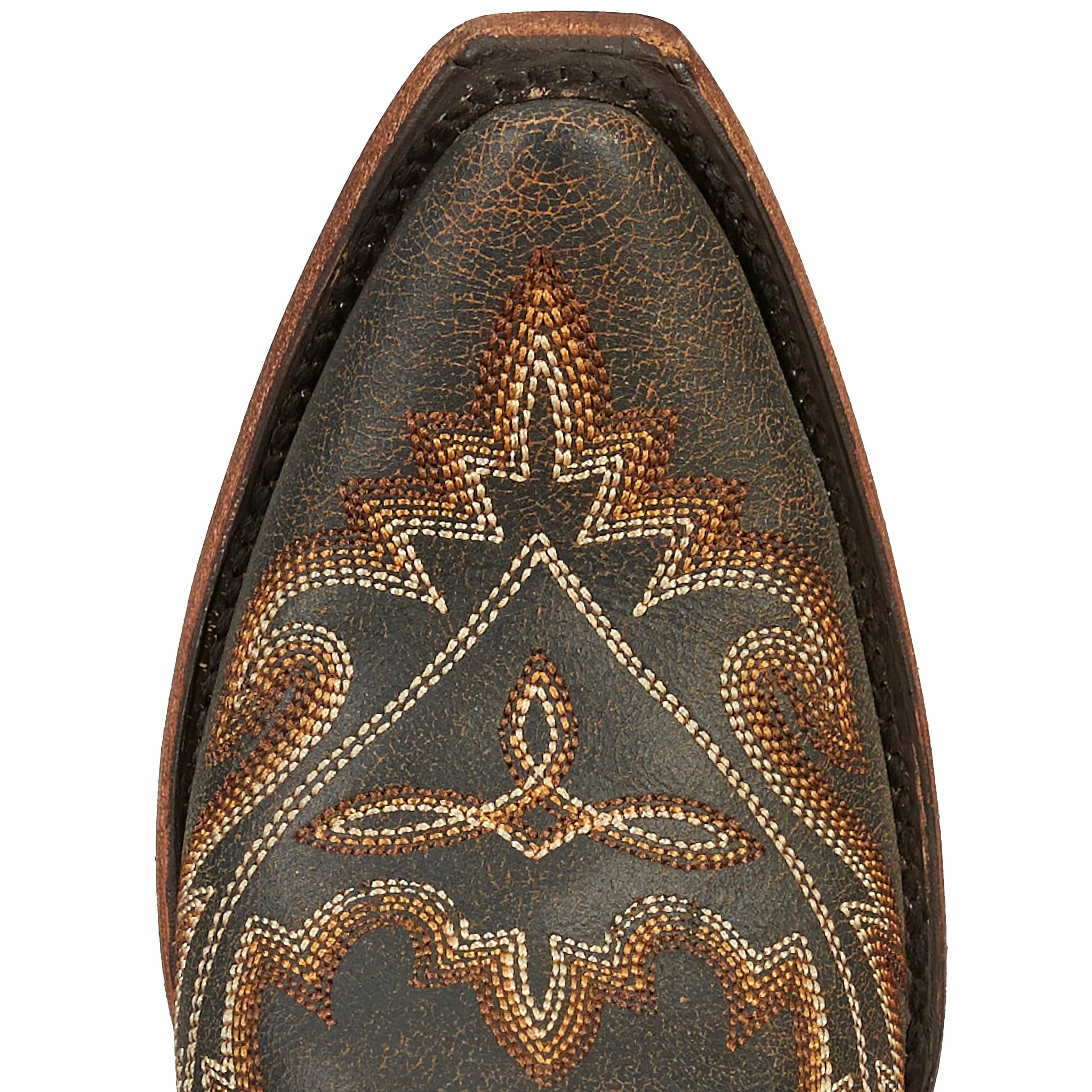 Lane Boots Women's Lexington OTK Brown Crackle Snip Toe Boot 7 Lane Boots Women's Lexington OTK Brown Crackle Snip Toe Boot - Image 5